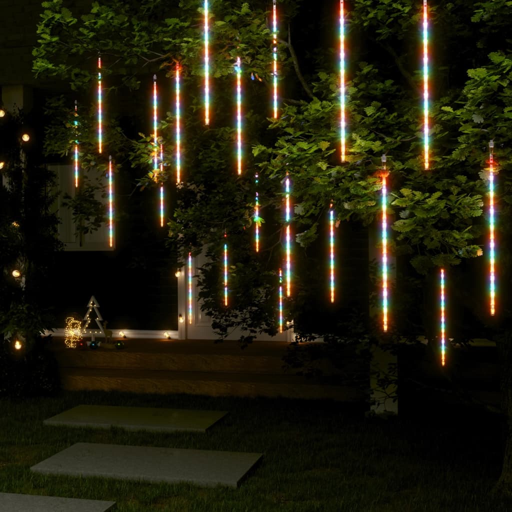 VidaXL Meteoorlichten 20 st 720 LED's binnen buiten 50 cm meerkleurig