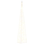 Vidaxl lichtkegel decoratief led 90 cm acryl warmwit