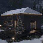 VidaXL Kerstverlichting ijspegel met 40 LED's acryl warmwit