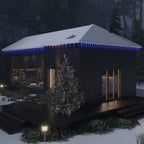 VidaXL Kerstverlichting ijspegel met 100 LED's acryl blauw