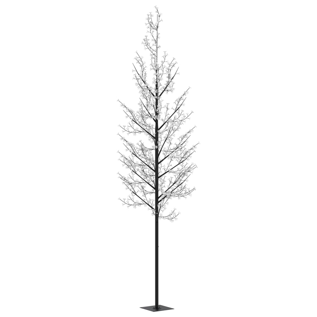 VidaXL Kerstboom met 1200 LED's meerkleurig licht kersenbloesem 400 cm