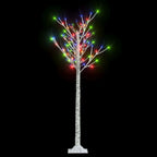 Vidaxl kerstboom wilg 140 meerkleurige led's binnen en buiten 1,5 m