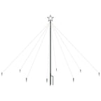 VidaXL Kerstboomverlichting 400 LED's binnen buiten 2,5 m meerkleurig