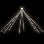 Vidaxl led-kerstboom binnen buiten 800 leds koud wit 5 m