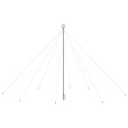 Vidaxl led-kerstboom binnen buiten 800 leds 5 m blauw