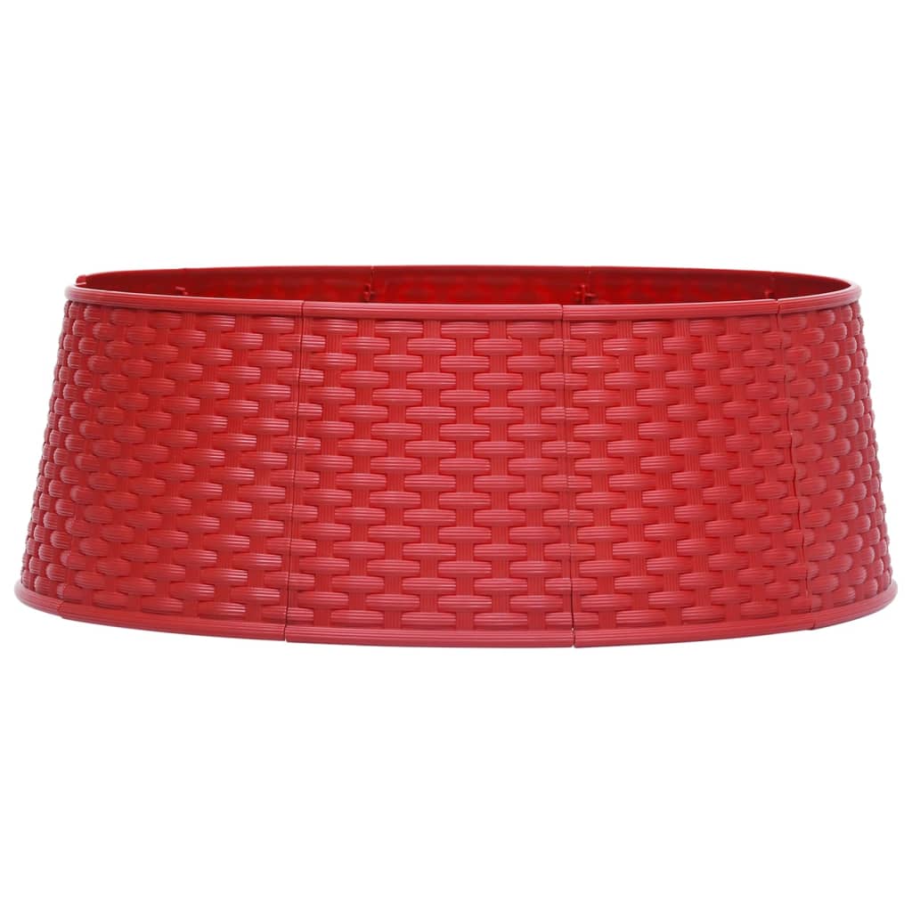 VidaXL Kerstboomrok Ø54x19,5 cm rood