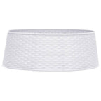 VidaXL Kerstboomrok Ø54x19,5 cm wit