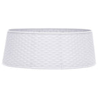 VidaXL Kerstboomrok Ø65x19,5 cm wit