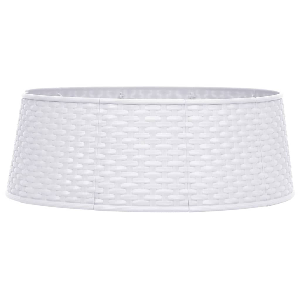 VidaXL Kerstboomrok Ø65x19,5 cm wit