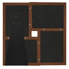 Vidaxl fotolijst voor 4x(10x15 cm) foto mdf donkerbruin