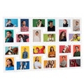 VidaXL Fotolijst voor 24x(13x18 cm) foto MDF wit