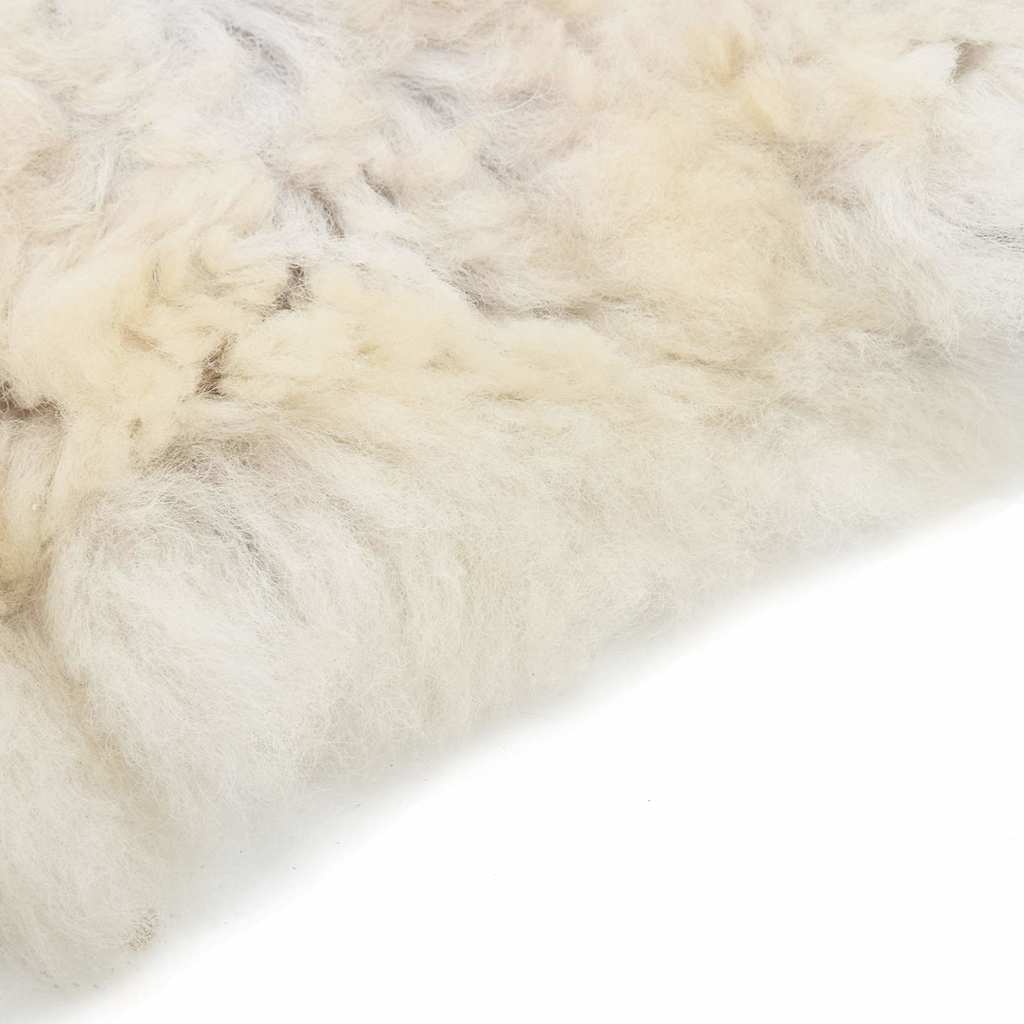 Vidaxl schapenvacht (60-70)x(90-100) cm crèmekleurig