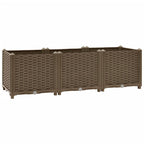 Vidaxl verhoogd bed 120x40x38 cm polypropyleen
