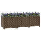 Vidaxl verhoogd bed 120x40x38 cm polypropyleen