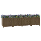 Vidaxl verhoogd bed 160x40x38 cm polypropyleen