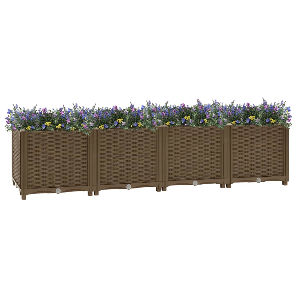 Vidaxl verhoogd bed 160x40x38 cm polypropyleen