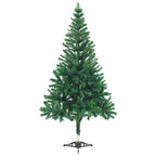 VidaXL Kunstkerstboom met verlichting en kerstballen 546 takken 180 cm
