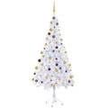 VidaXL Kunstkerstboom met verlichting en kerstballen 620 takken 180 cm