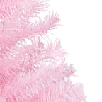 VidaXL Kunstkerstboom met verlichting en kerstballen 180 cm PVC roze