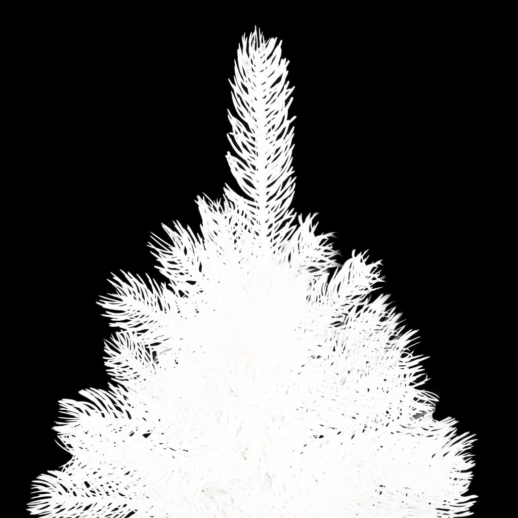 VidaXL Kunstkerstboom met verlichting en kerstballen 120 cm wit