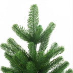 VidaXL Kunstkerstboom met verlichting en kerstballen 210 cm groen