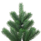 VidaXL Kunstkerstboom Nordmann met LED's en kerstballen 240 cm groen