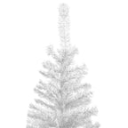 VidaXL Kunstkerstboom met verlichting en kerstballen L 240 cm wit