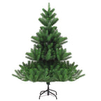 Vidaxl kunstkerstboom nordmann met led's en kerstballen 150 cm groen