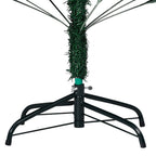 Vidaxl kunstkerstboom met verlichting en kerstballen 240 cm groen