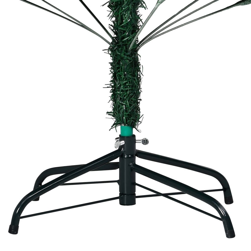 Vidaxl kunstkerstboom met verlichting en kerstballen 240 cm groen