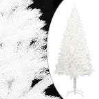 VidaXL Kunstkerstboom met verlichting en kerstballen 150 cm PVC wit