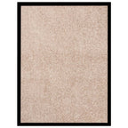 Vidaxl deurmat 60x80 cm beige