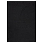 Vidaxl deurmat 80x120 cm zwart