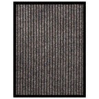 Vidaxl deurmat 40x60 cm gestreept beige