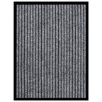 Vidaxl deurmat 40x60 cm gestreept grijs