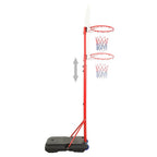 Vidaxl basketbalset draagbaar verstelbaar 200-236 cm