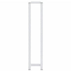 Vidaxl handdoekenrek 12,5x12,5x60 cm staal wit