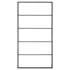 Vidaxl handdoekenrek 60x10x116 cm staal zwart
