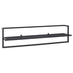 Vidaxl handdoekenrek 95x25x22 cm ijzer zwart