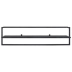 Vidaxl handdoekenrek 95x25x22 cm ijzer zwart