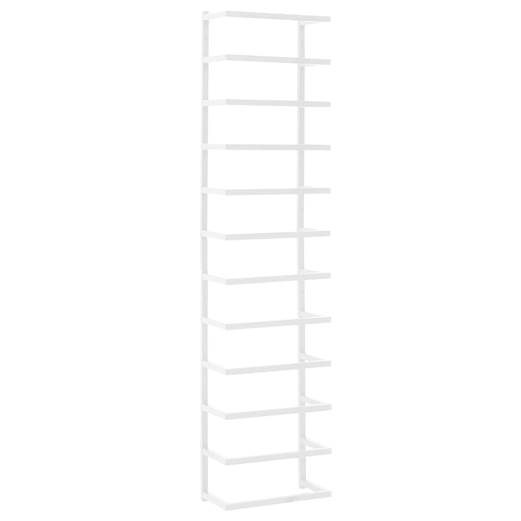 Vidaxl handdoekenrek 24x12x96 cm staal wit