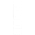 Vidaxl handdoekenrek 24x12x96 cm staal wit
