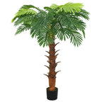 Vidaxl kunstplant met pot cycaspalm 160 cm groen