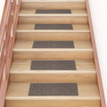 Vidaxl trapmatten zelfklevend 15 stuks 60x25 cm beige rechthoekig