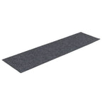 Vidaxl trapmatten zelfklevend 15 stuks 76x20 cm lichtgrijs rechthoekig