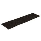 Vidaxl trapmatten zelfklevend 15 stuks 76x20 cm bruin rechthoekig