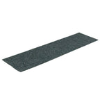 Vidaxl trapmatten zelfklevend 15 stuks 76x20 cm groen rechthoekig