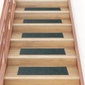 Vidaxl trapmatten zelfklevend 15 stuks 76x20 cm groen rechthoekig