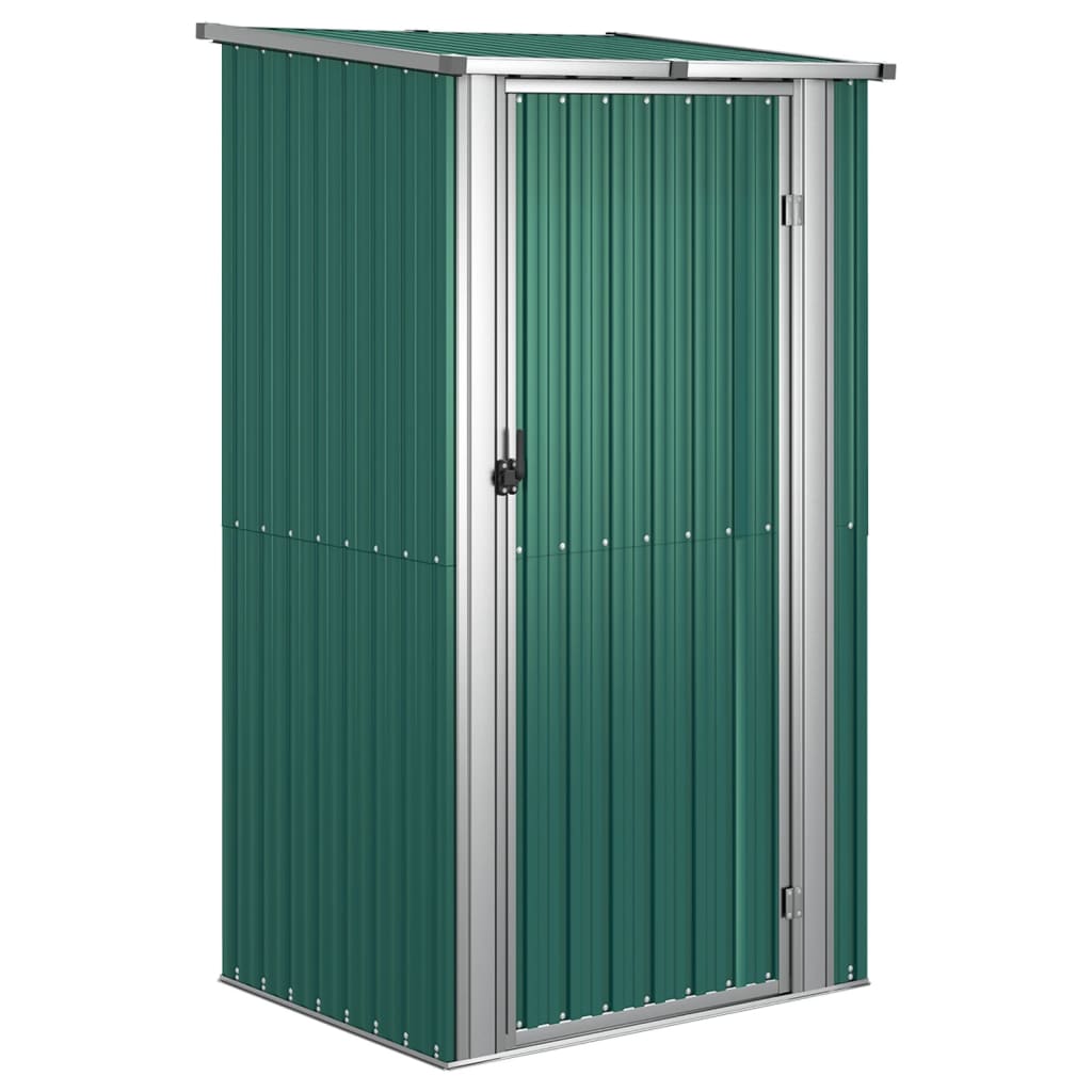 Vidaxl tuinhuis groen 118,5x97x209,5 cm gegalvaniseerd staal