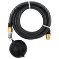 Vidaxl zuigslang met messing koppelingen 1,1'' 7 m pvc zwart